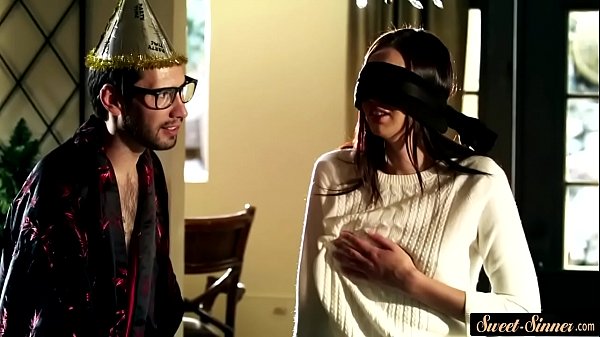 Pretty teen banged after foreplay by stepbro