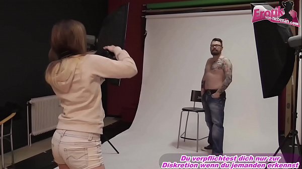 Photographer seduces male model during shooting