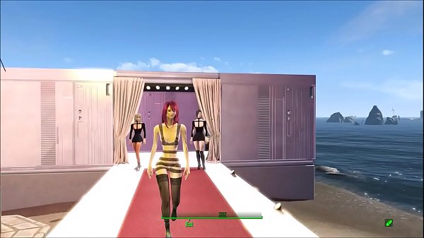 Sinnliches junges Mädchen neckt