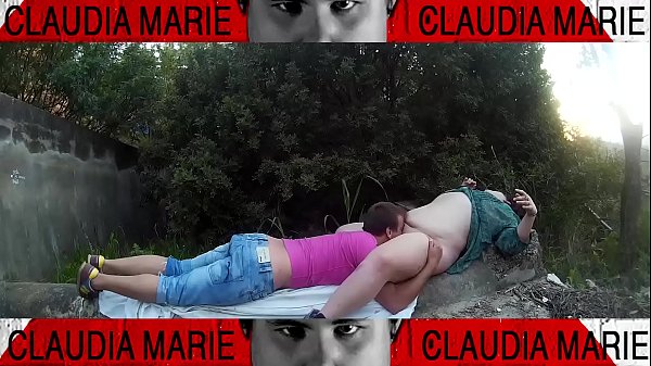 The fat girl's pussy wants war in a country ditch. Look how slutty the whale woman is