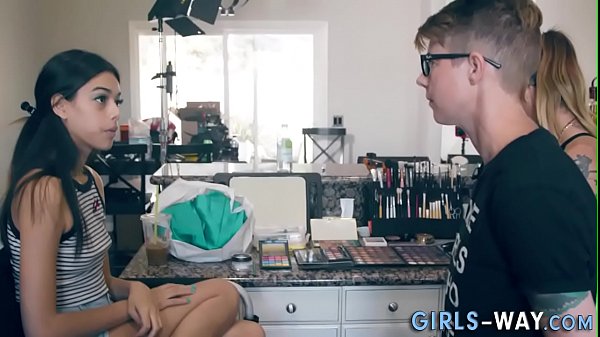 Sexy lesbian Teen poses