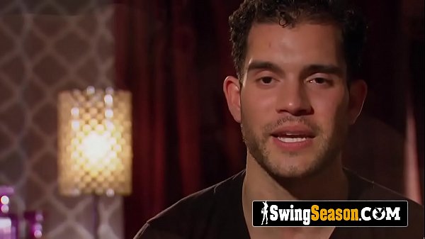 Steamy massages for kinky swinger couples before a messy orgy starts.