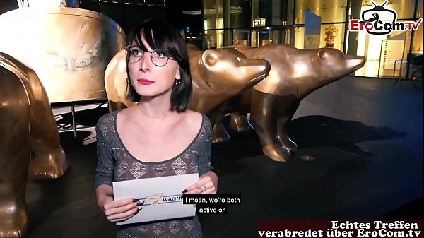 Studente tedesco viene a prendere all'EroCom Date a Berlino &ouml_casting pubblico
