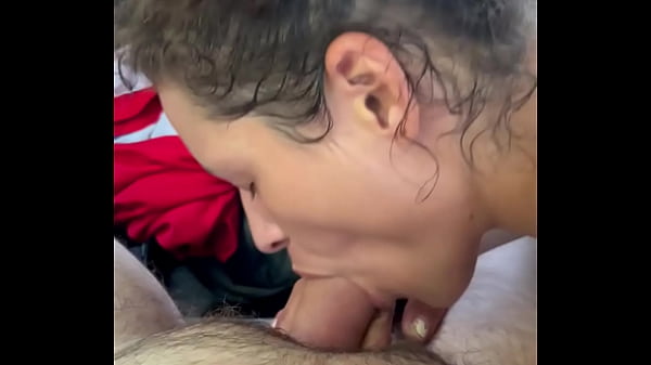 Pretty young hooker is on the phone with her boyfriend while she is getting fucked completely naked while in public