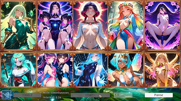 Presentazione del gioco Hentai di Battle Babes - 10 Hot Fantasy Girls con Elara, Seraphina e Morrigan! 2000 carte anime sexy