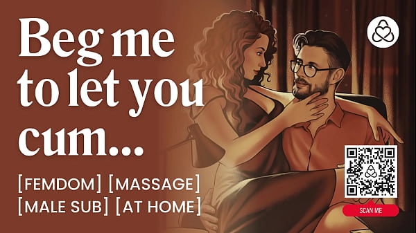 ASMR Audio Porn: Masaje femdom con tu esposa y ndash_ Paja, mamada y bordes en casa y ndash_ Historia de audio erótica