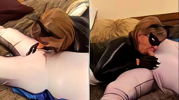 阿尔动画冒险：猫女奶奶吮吸蝙蝠侠的鸡巴