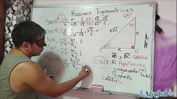 16 Sexueller Winkel in Ihrer Hypotenuse 45 Grad