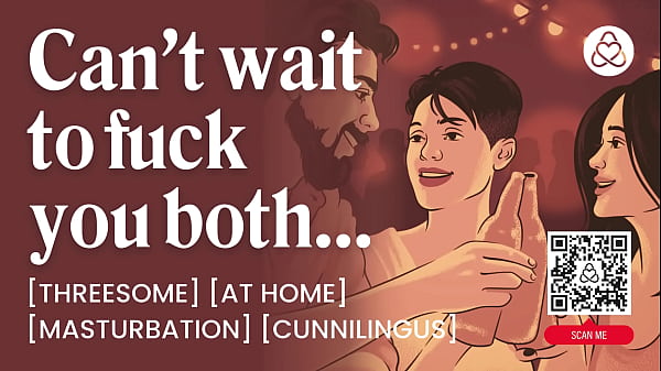 ASMR Audio Porn: Trío FFM en casa con lamiendo el coño, charla sucia y sexo arriesgado y ndash_ Historia de audio erótica