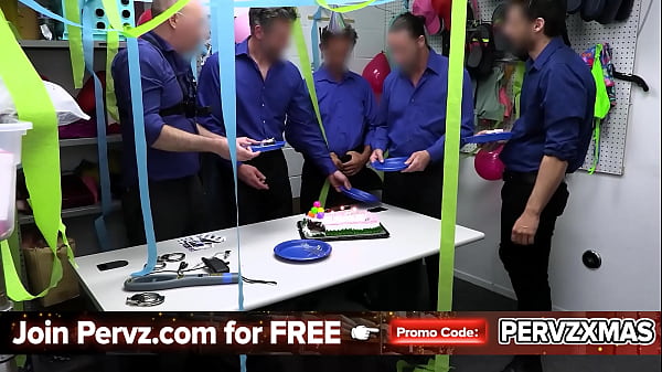 Passing Around the Little Blonde Shoplyfter Until She Learns Her Place