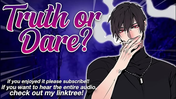 Juego de roles de audio M4F: verdad o desafío con el hermano de tu amigo lleva a un creampie