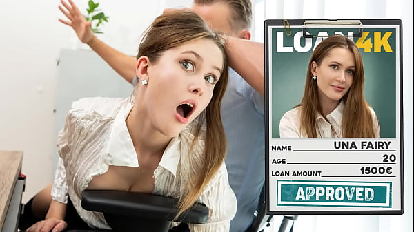 VIP4K. La jeune salope Una Fairy sait qu'elle est une mauvaise fille et s'est fait fesser par un gestionnaire de prêts.