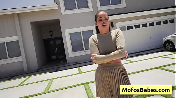 Hot sexy Teen teases - blowjob