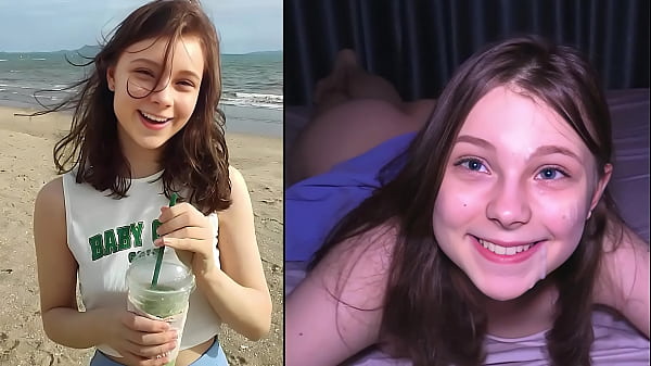 Sex am Strand - Cutie bringt ihn DREI MAL zum Abspritzen!