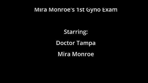 La inocente y tímida Mira Monroe recibe su primer examen ginecológico del doctor Tampa y la enfermera Aria Nicole. Cortesía de GirlsGoneGyno Reup