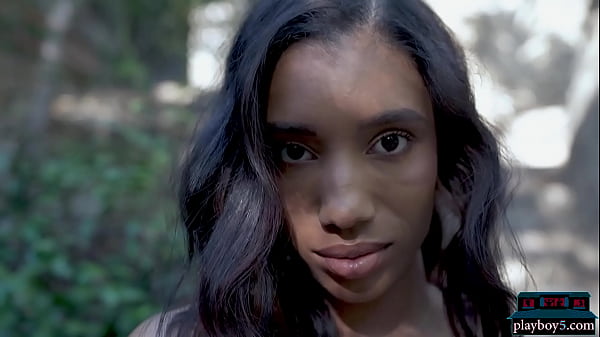 Ebony MILF with big natural boobs Brookliyn solo softcore video for Playboy