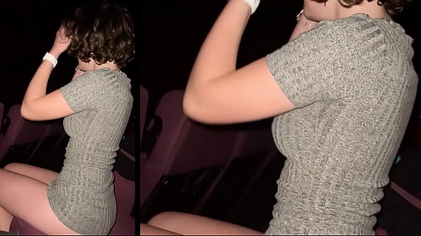 Emozionante sveltina al cinema: sesso pubblico rischioso al cinema