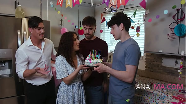 Cute step Mother Gets All Dicks On Ass On Birthday - Liv Revamped, Nade Nasty, Nick Strokes | AnalMa