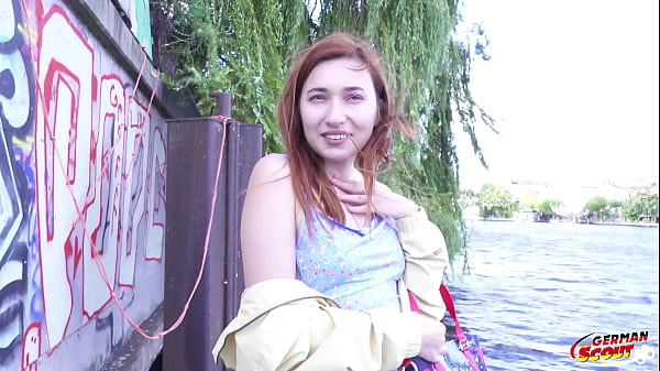 GERMAN SCOUT - Big Dick in Ass for Short Teen Angie Elif at Casting Fuck