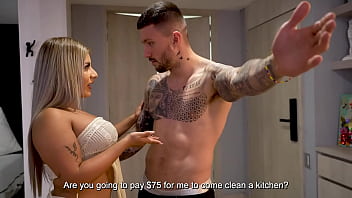 ¡Hermanastra colombiana de 18 años se folla al cornudo de su hermanastro mientras sus padres no están! Naty Delgado &amp_ Raúls Bud