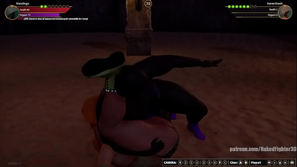 Mandingo VS Karen Krash (Naked Fighter 3D)