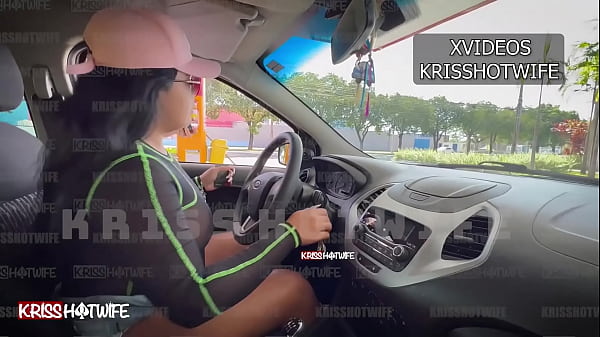 I showed off with a completely transparent blouse to strangers at the gas station