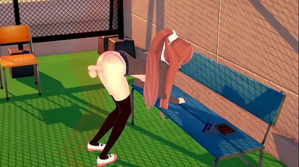 来自doki doki文学俱乐部的Mokina有一个很好的性交