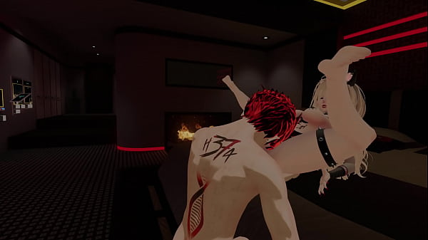 E-Girl M1NA gets Lewd for H37iX in VRCHAT