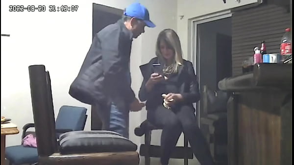 Spycam: Calda sorellastra bionda sorpresa con mio marito