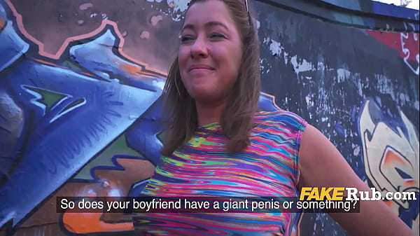 Picked Up A Busty Babe With Beautiful Shaved Cunt Under The Highway