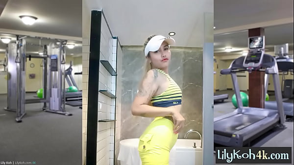 Petite Asian teen Lily Koh solo pussy fucking just for her kinky viewers