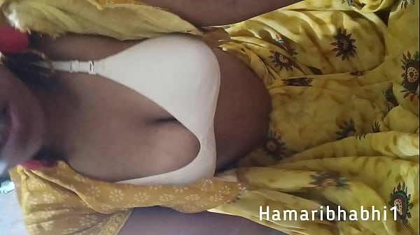 Indian young wife take a big cock from behind and moaning hardly.