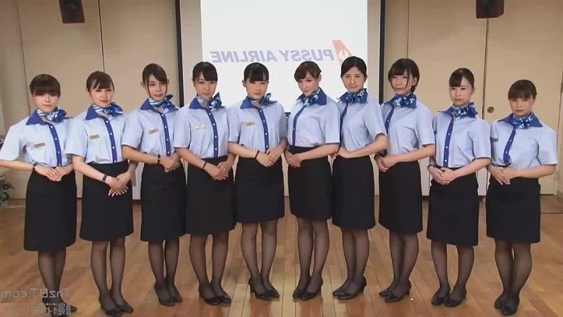 Hôtesse de l'air porno japonaise école porno japonais sexe uniforme hôtesse de l'air variété cowgirl salut def